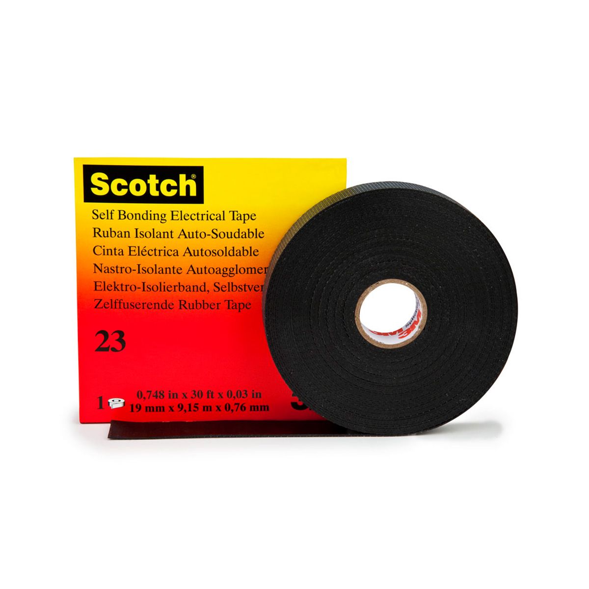 CINTA HULE AUTOFUSIONABLE SCOTCH 23 19MM 9.1M