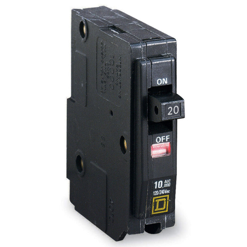 INTERRUPTOR TERMOMAGNETICO  QO120, 20 A, 120/240 V